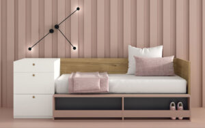 Dormitorio juvenil cama nido