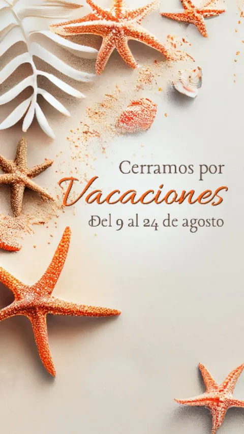¡NOS VAMOS DE VACACIONES!!!!☀️🌴🏖️🍉🍹

Os informamos que la TIENDA permanecerá CERRADA del 9 al 24 de agosto.

Para cualquier consulta podéis contactar con nosotros:

☎️ 933 54 53 82
🏠 C/Casals i Cuberó 199, 08042 Barcelona
📬 salvadecor@gmail.com
💻 https://www.mueblessuper.es

@mueblessuper

#mueblessuper #tiendademuebles #TiendadeMueblesenBarcelona #mobiliario #mobiliariomodular #barcelona #hogar #decoracion #diseño #mobiliarioamedida #vacaciones2025 #agosto2025